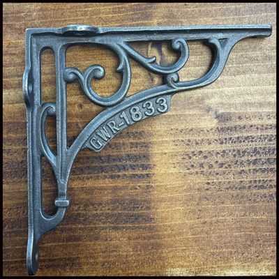 Cast Iron GWR 1833 Shelf Brackets - Available in three sizes