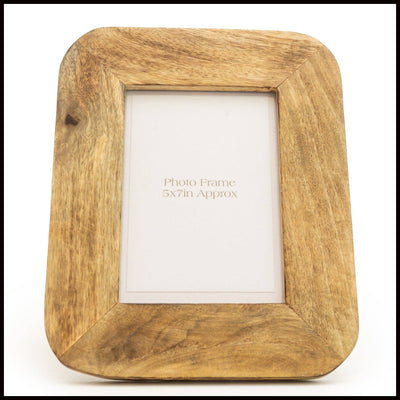 Natural Photo Frame Mango Wood 5x7"